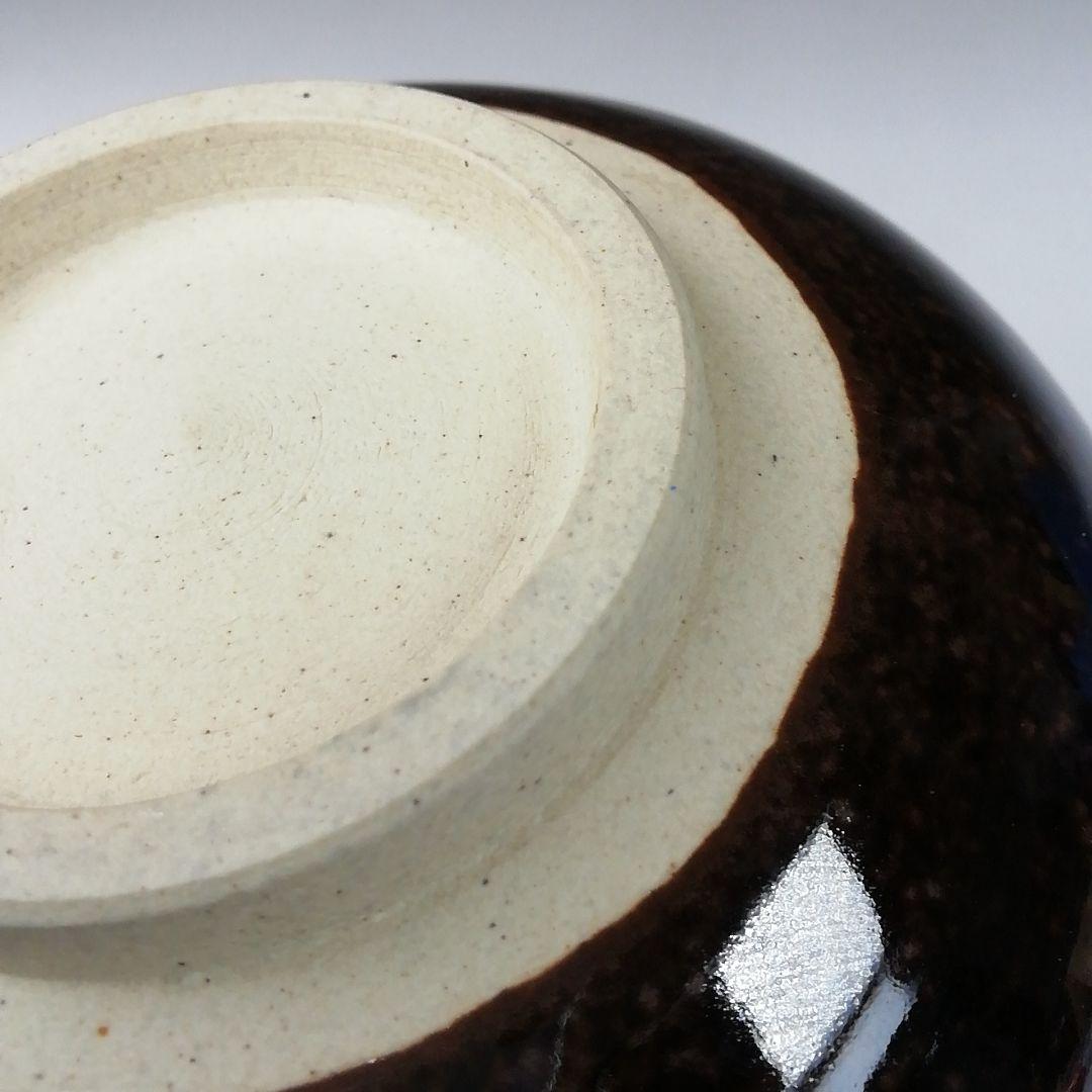 Ｔ１３６　茶碗　『干支茶碗』『平成　甲申』『膳所焼』『淡海ぜぜ陽炎園造』　共箱