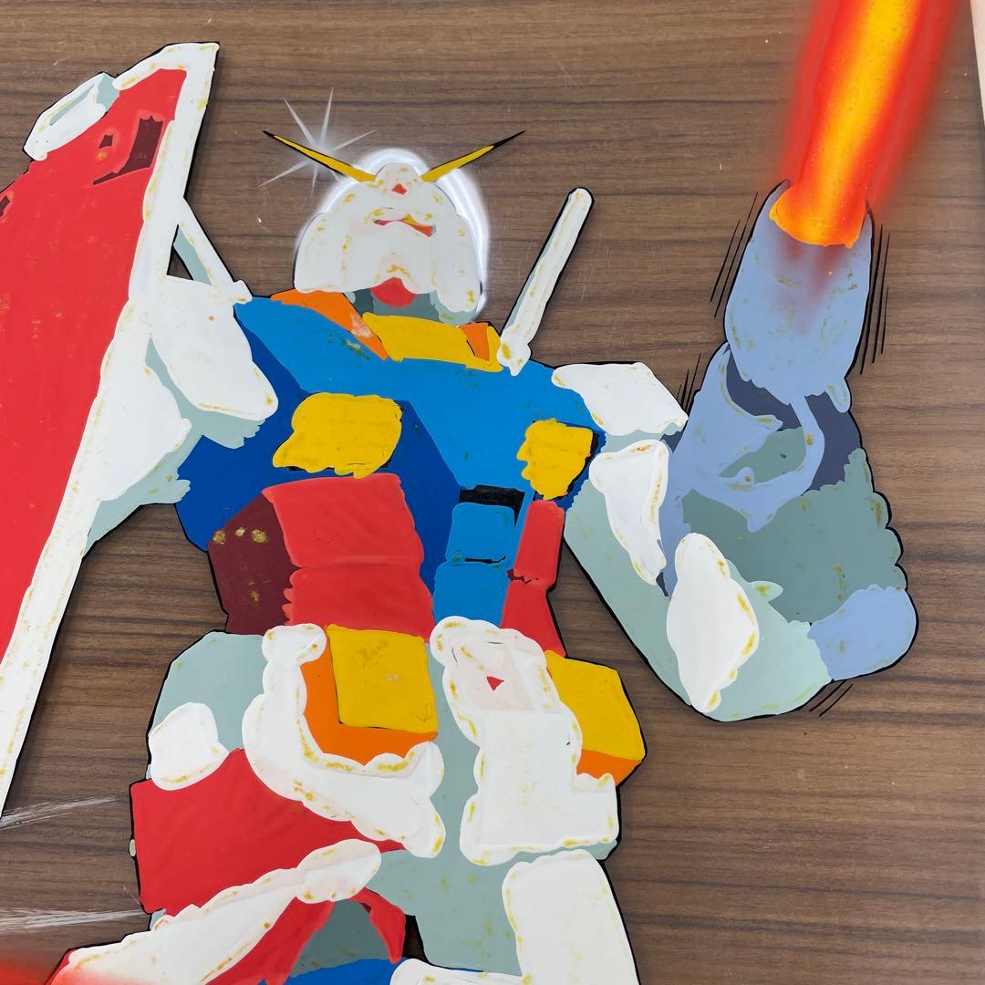 メ*ロ様 ひかりのくにテレビ絵本 機動戦士ガンダム1 裏表紙 セル画 生原画