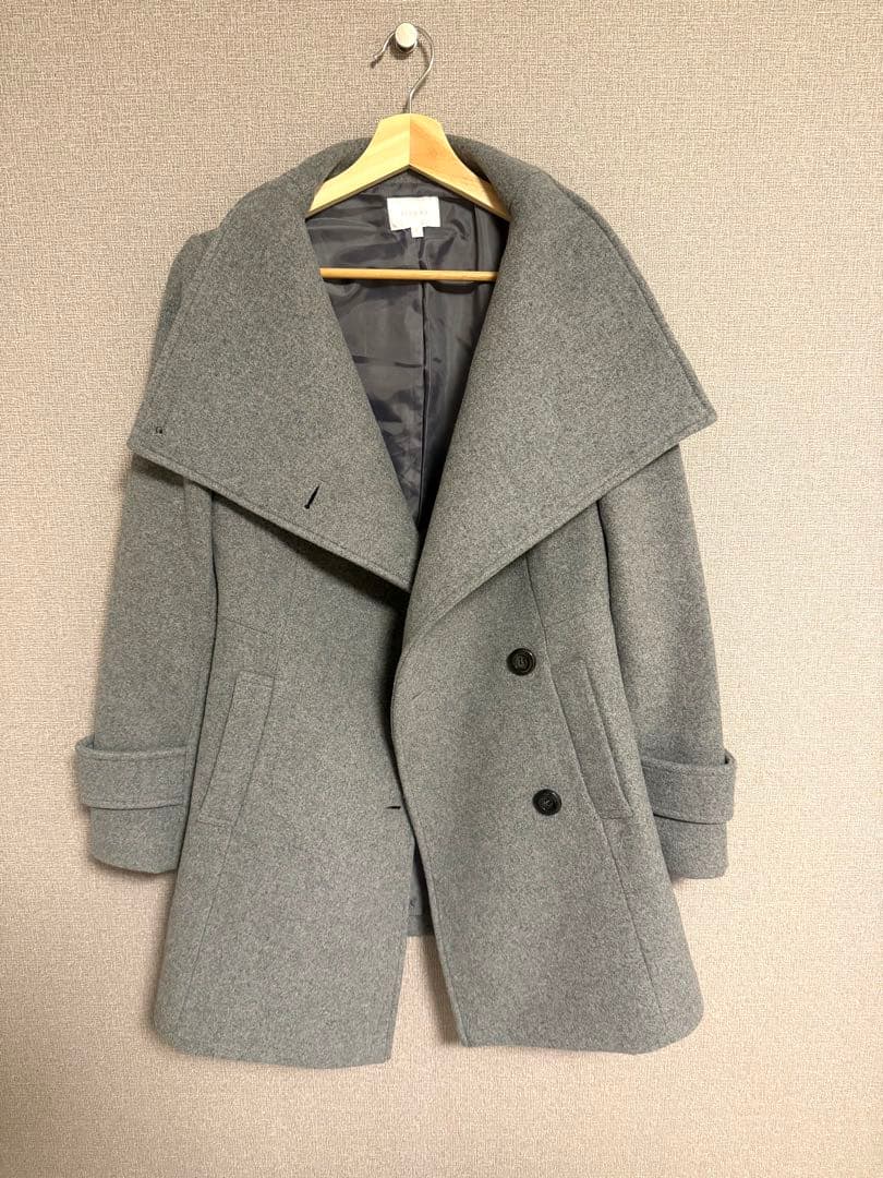 rienda 25オーバーネックシンデレララインミニコート