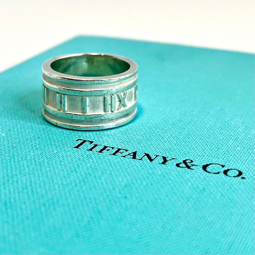 ティファニー アトラスリング ワイドリング ワイド リングシルバー925 14号