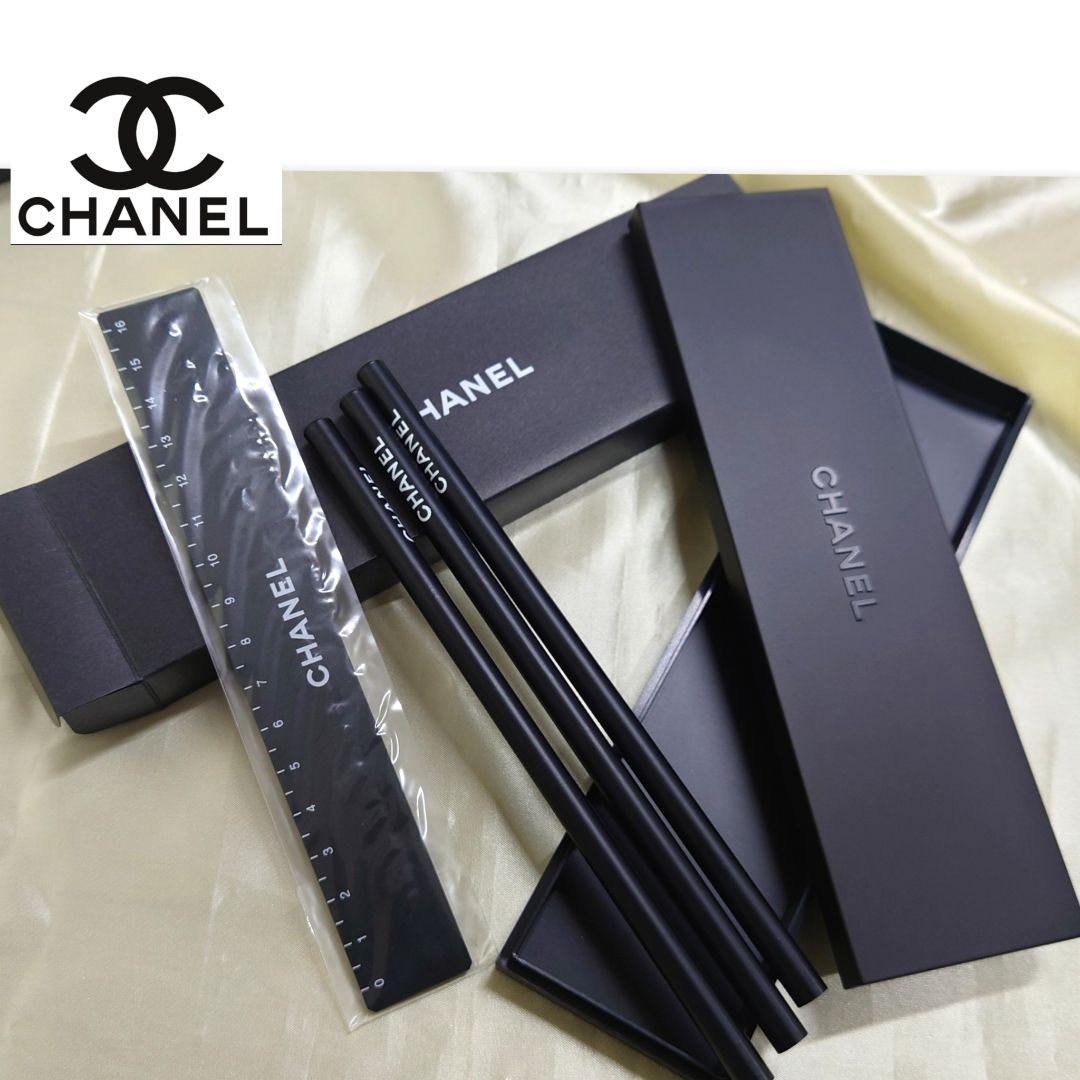 ★CHANEL シャネル　非売品　顧客限定　鉛筆　定規　ペンケース　セット