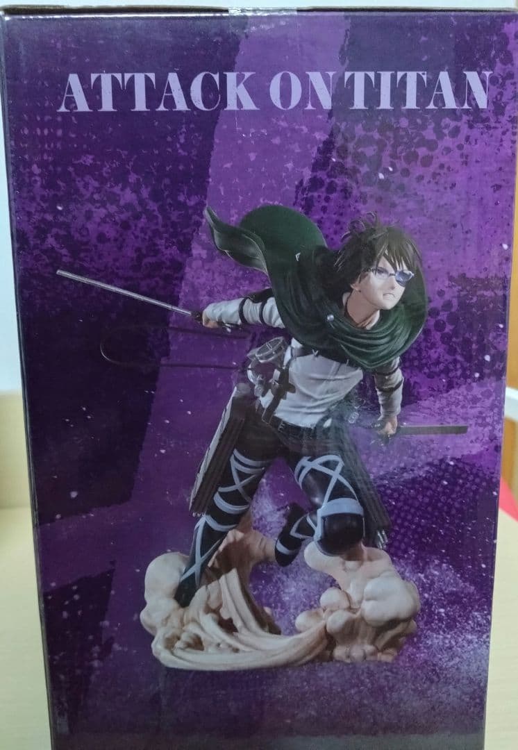 進撃の巨人一番くじ地鳴らし（未使用未開封）リヴァイハンジフィギュアアクリルボード