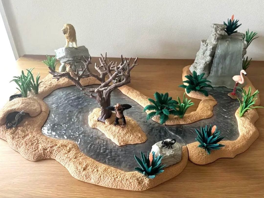 シュライヒ　水飲み場での大冒険！サバンナ・ビッグセット　42321