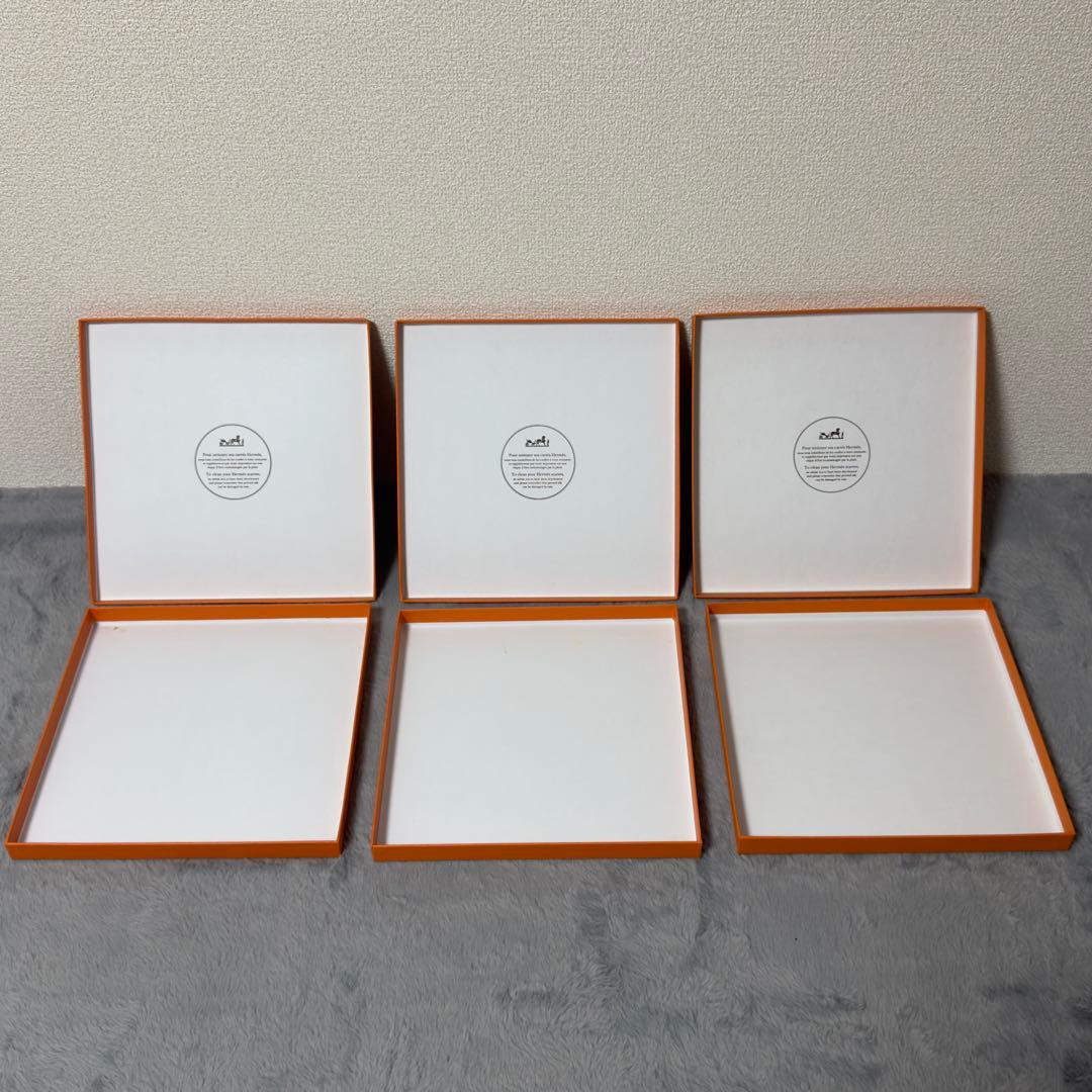 【美品】エルメス 空箱 7個　カレ90 スカーフ　まとめ