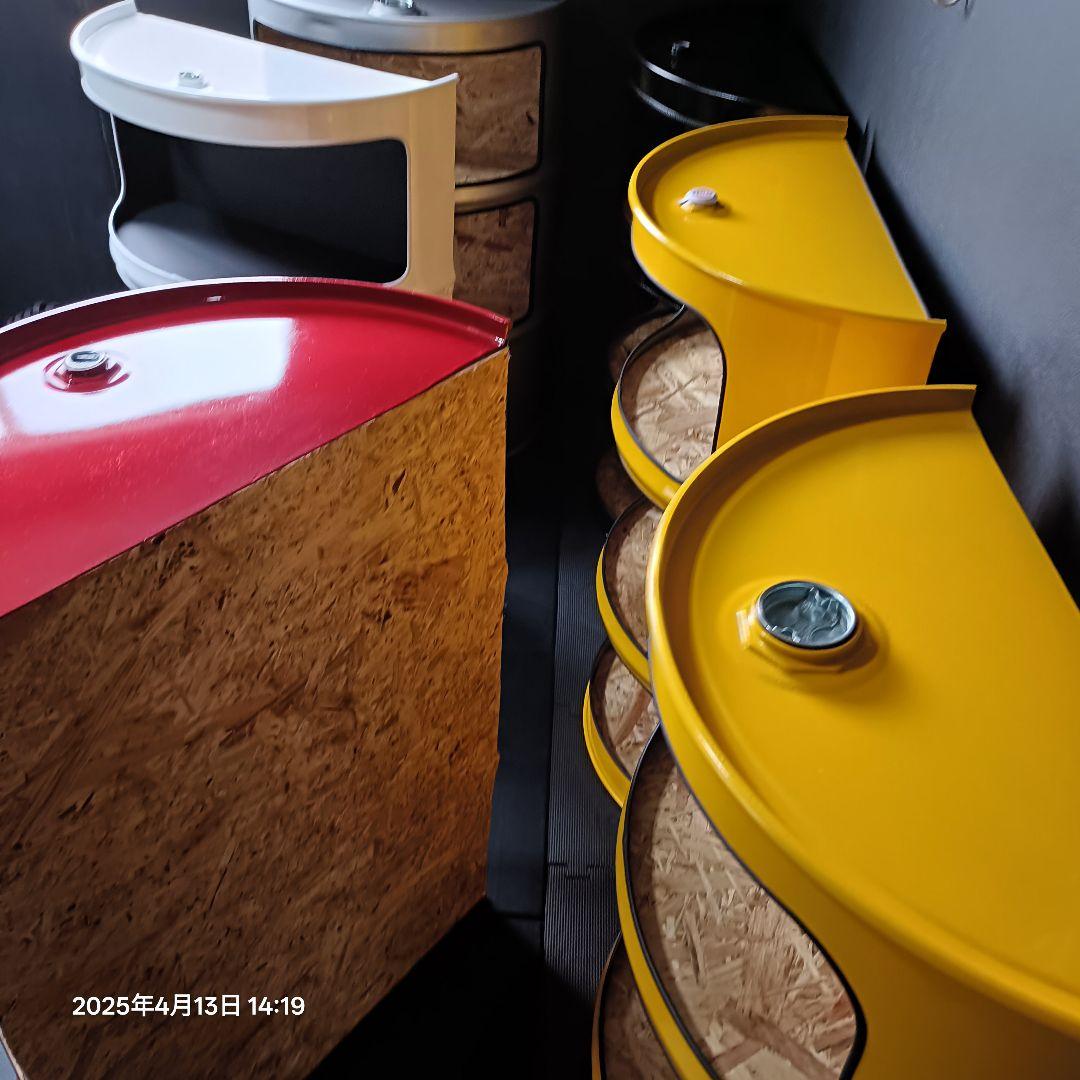 ドラム缶remakeBOXアート！シルバー