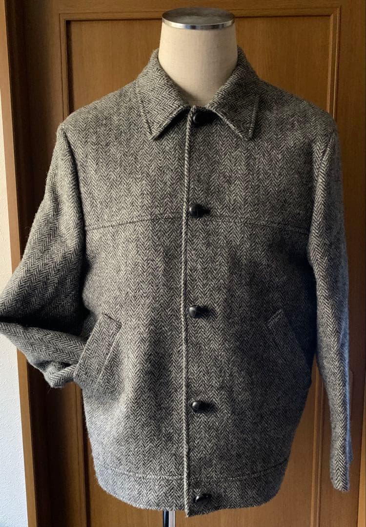 Brown’s ヘリンボーンジャケット　ハリスツイード生地の英国製　カスタム品