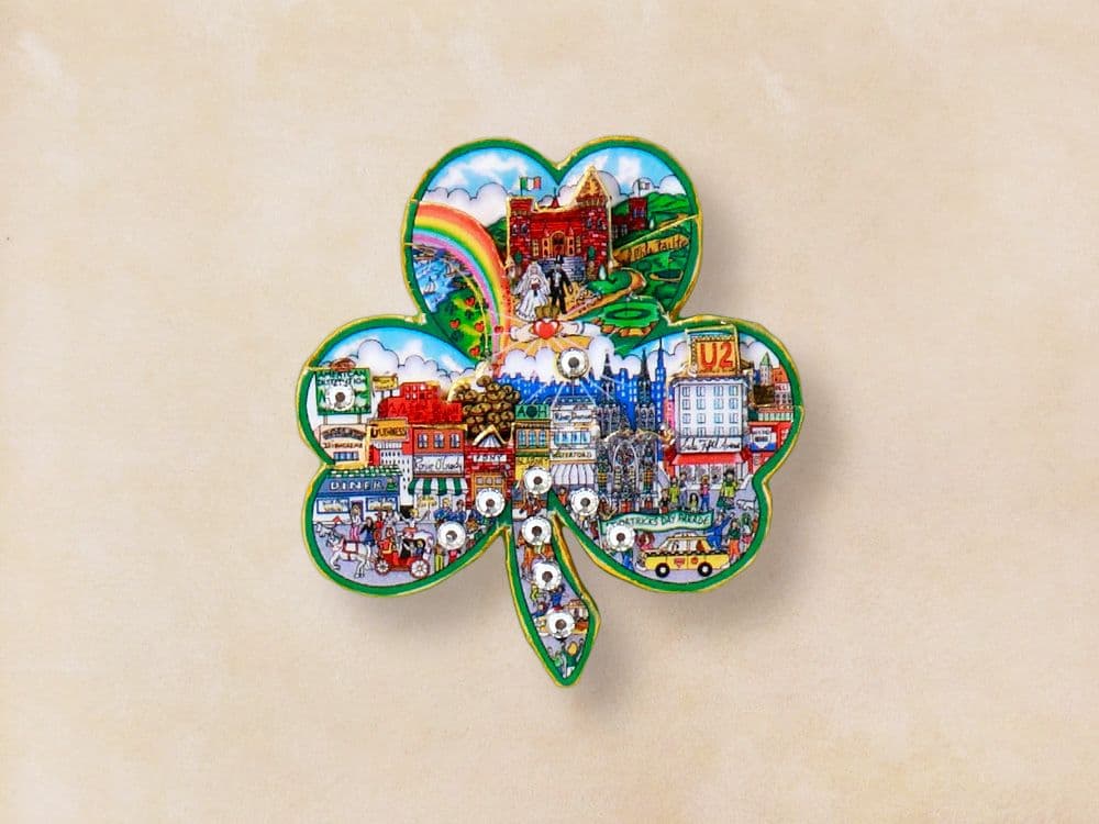 【希少】チャールズ ファジーノ 3Dアート ブローチ イラスト集 3点セット