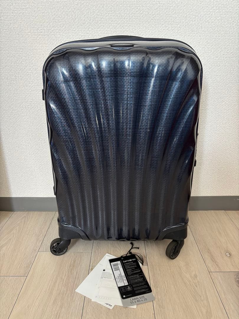 【超軽量/機内持ち込みサイズ】サムソナイト「コスモライト」ミッドナイトブルー