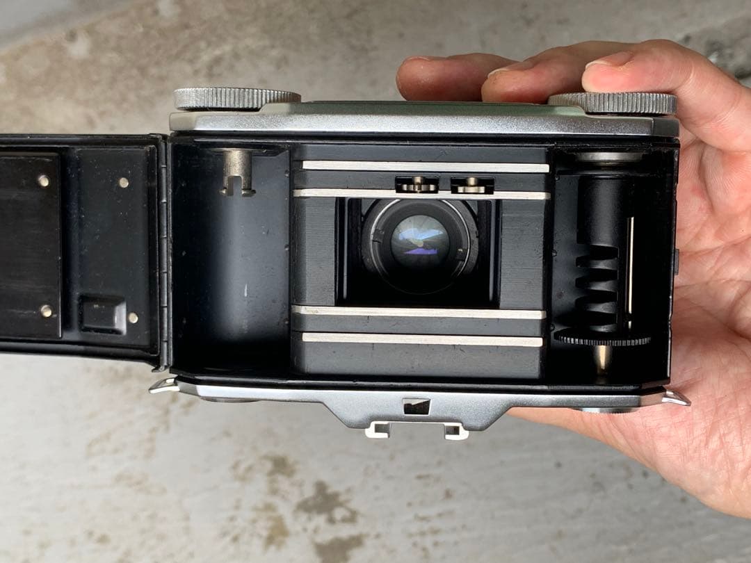 Zeiss Ikonta tessar 45 f2.8 シャッターOK ジャク品