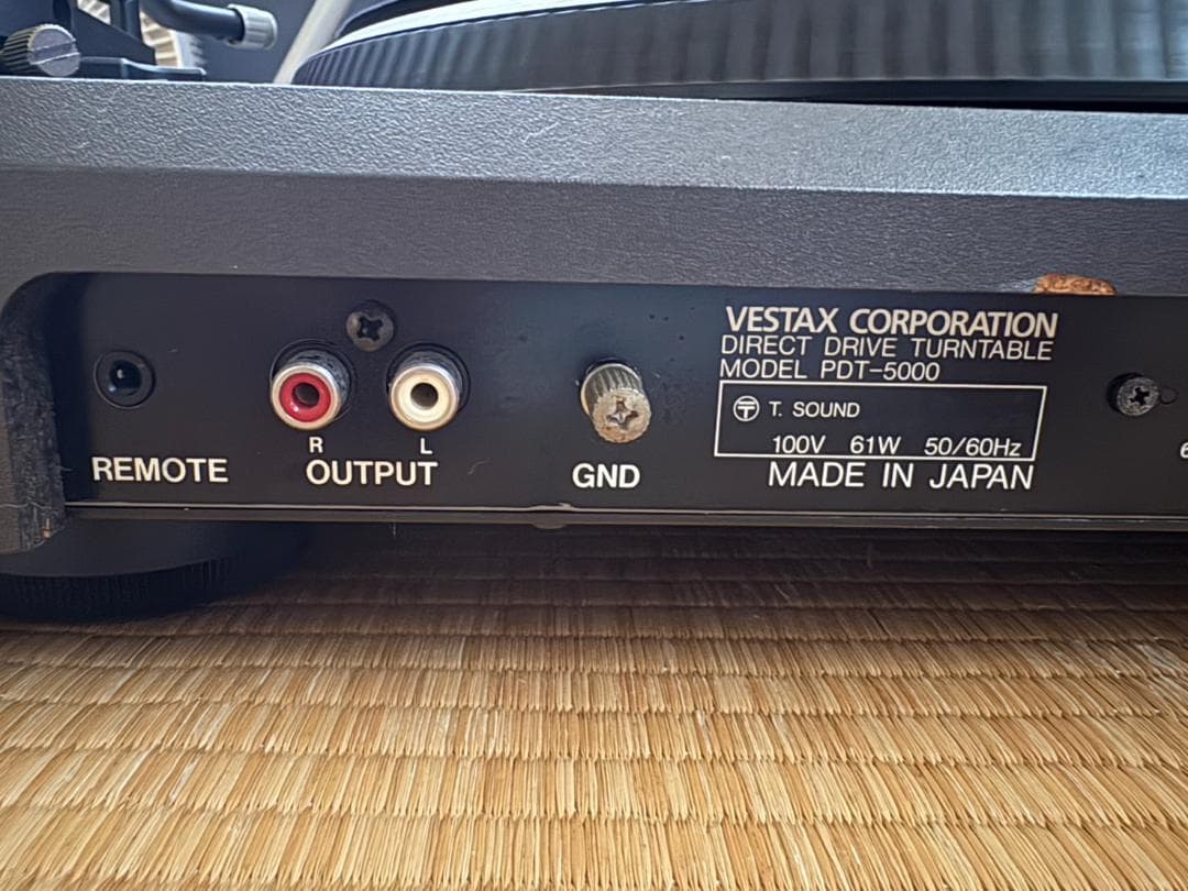 Vestax PDT-5000 ターンテーブル 【中古品】