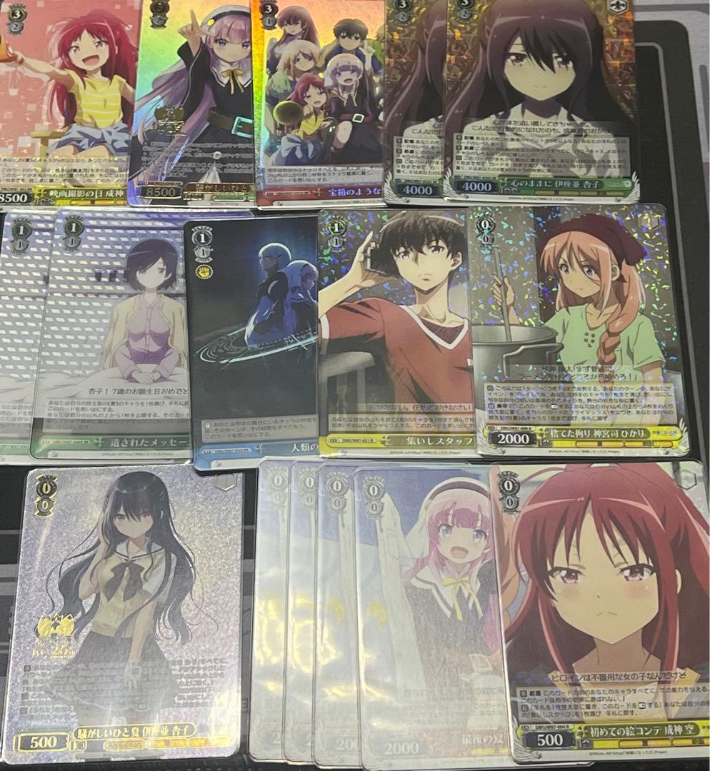 ヴァイスシュヴァルツ　神様になった日　デッキ　パーツ付　SR多め