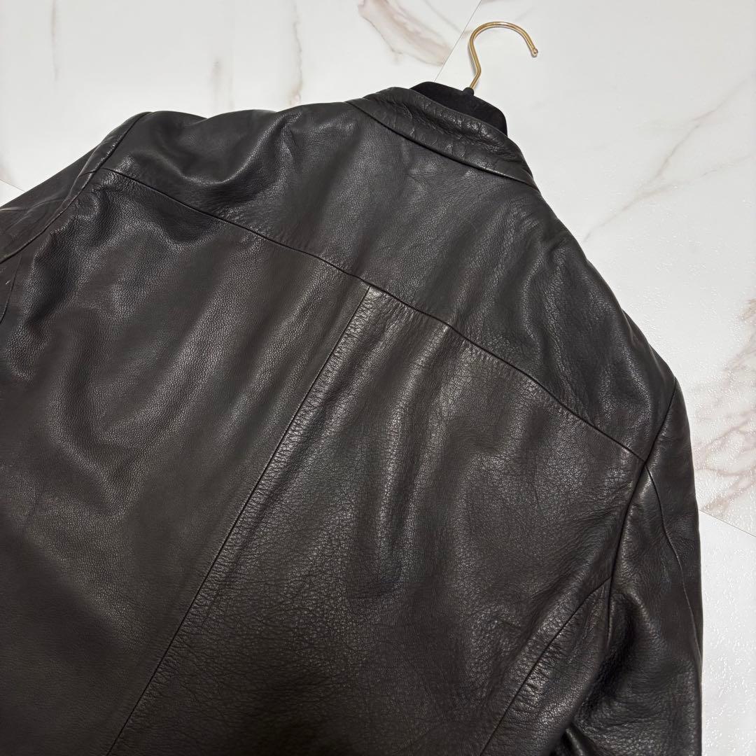 激レア✨️カズユキクマガイ 鹿革 シングル ライダース レザー ジャケット