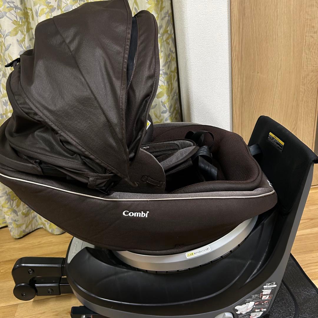 洗濯済み　combi クルムーヴスマート　isofix JG-650 ブラウン