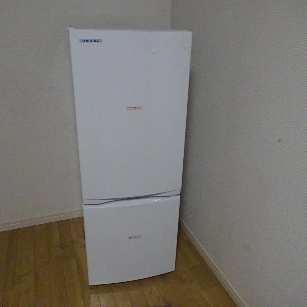 東芝2ドア冷蔵庫 GR-V15BS(W) [セミマットホワイト]