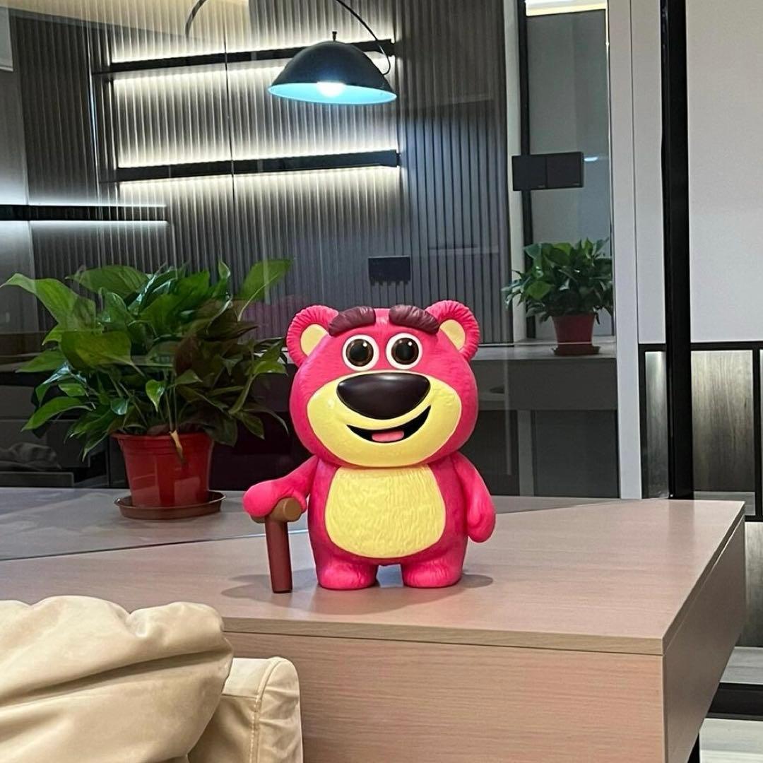 ストロベリーベアフィギュア 約36cm ピンク