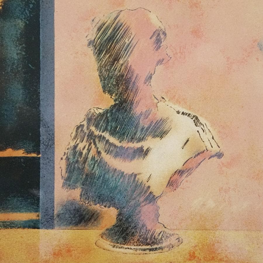 ポール・ギアマン 56/175 大判 リトグラフ 絵画 美術 芸術 額装 美術品