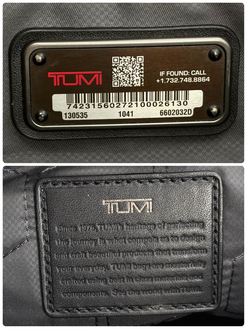 【美品】トゥミ ビジネスバッグ ハリソン バーンズブリーフ スリム ブラック