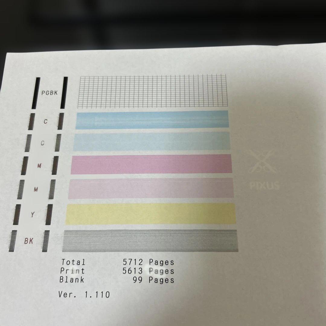 美品　Canon TS6130 印刷枚数5712枚