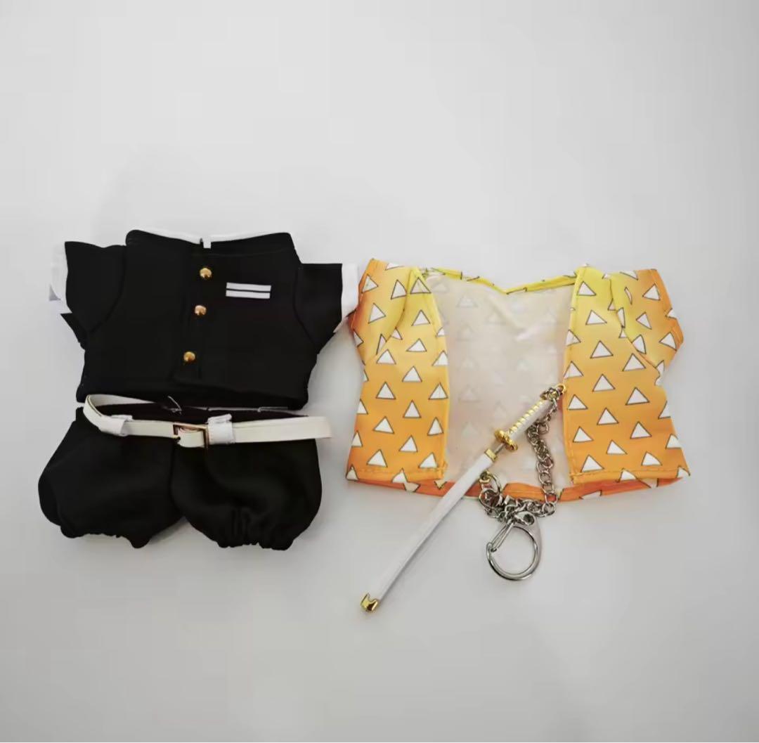 Labubuラブブ 15〜17cm用 和風隊服風コスチューム 8点セット