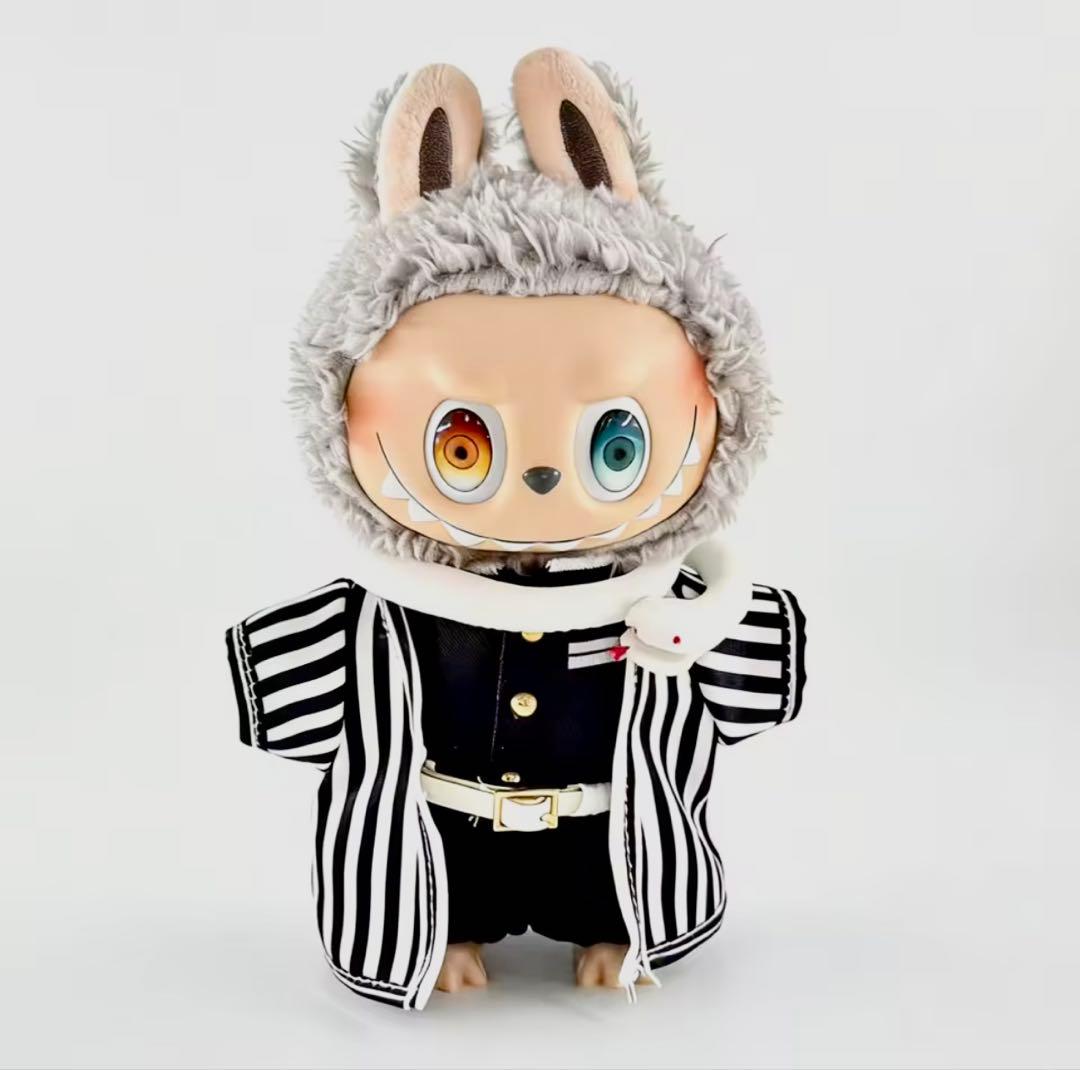 Labubuラブブ 15〜17cm用 和風隊服風コスチューム 8点セット