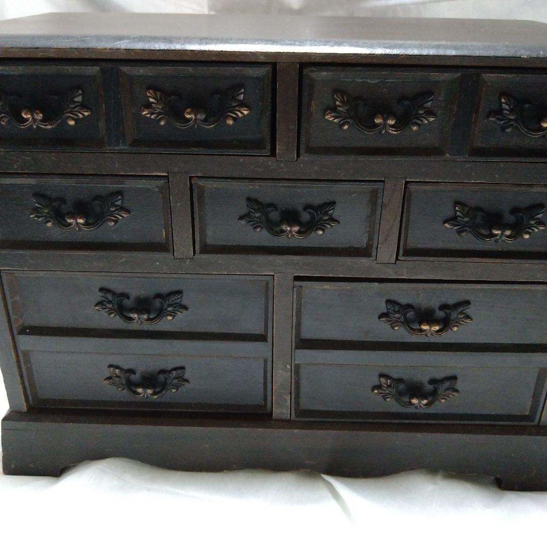 昭和レトロ　ヴィンテージ　和箪笥　小物入れ　オルゴール　木製