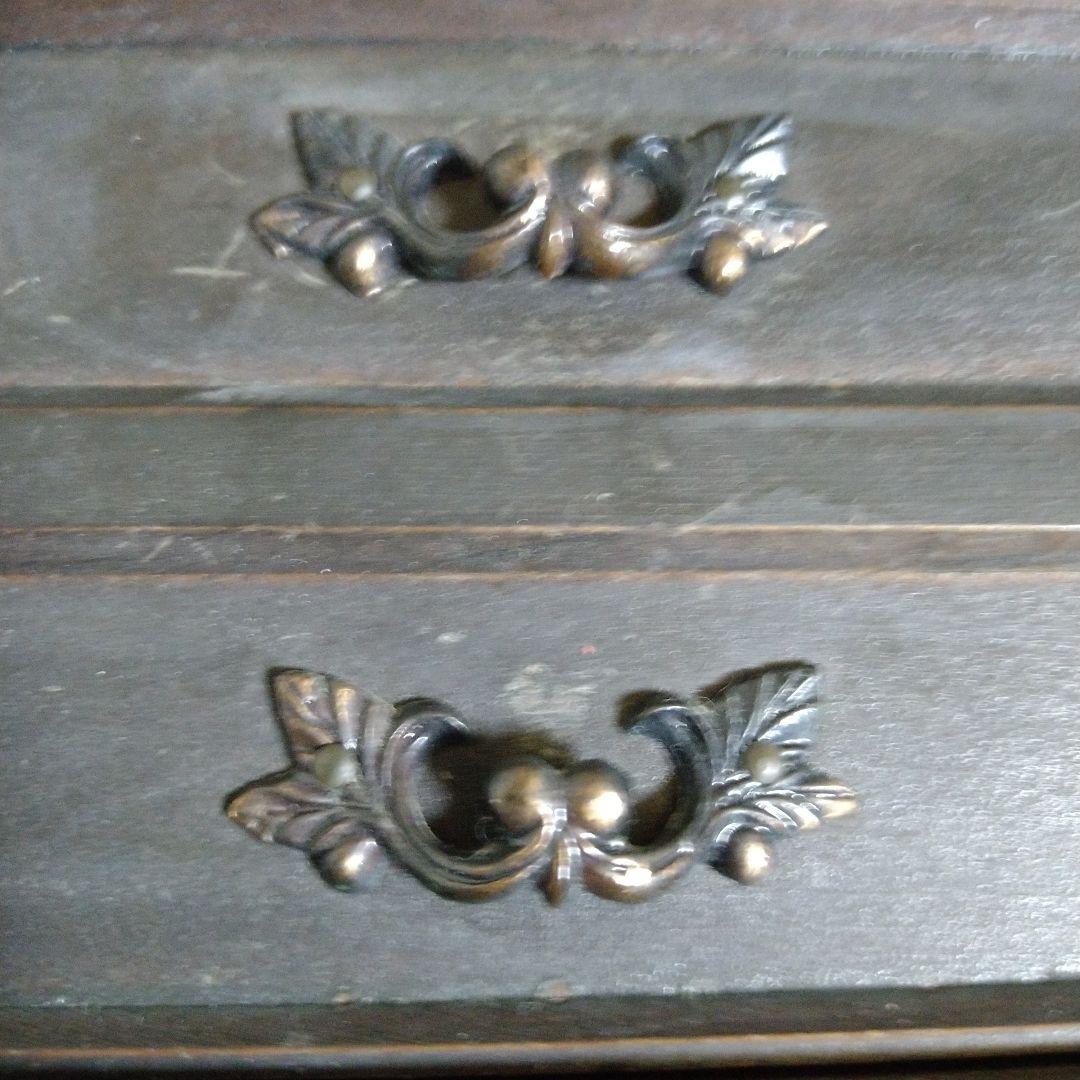 昭和レトロ　ヴィンテージ　和箪笥　小物入れ　オルゴール　木製