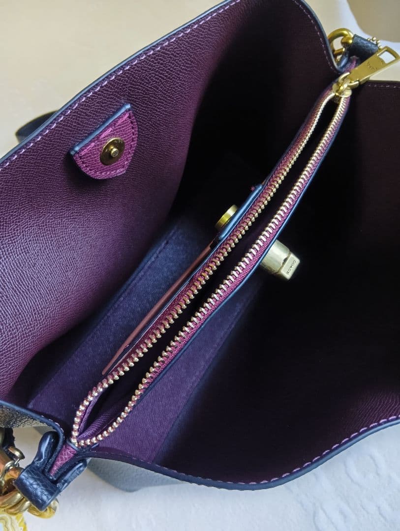 COACH コーチ ウィロウ ショルダー バッグ カラーブラック