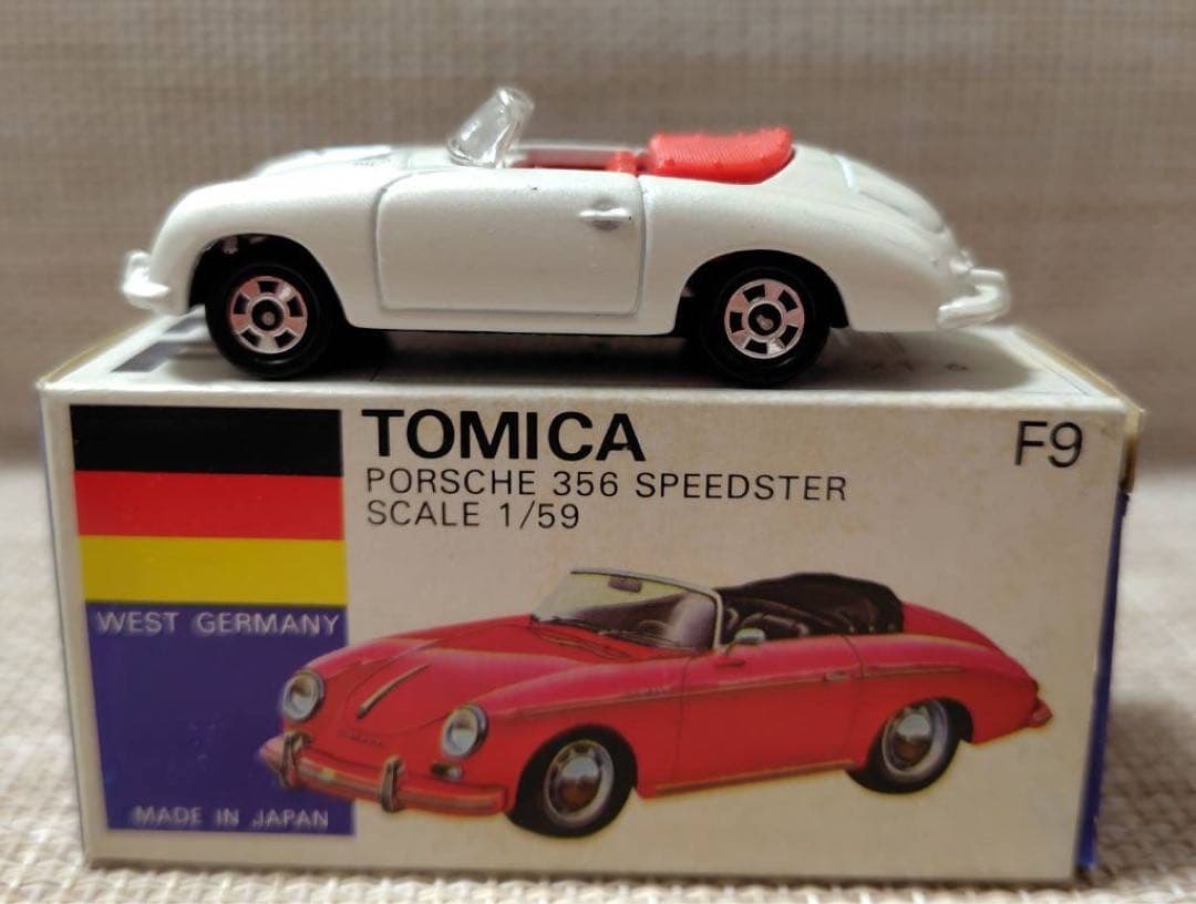 トミカ青箱F9 ポルシェ356スピードスター 東急ハンズ特注 日本製 当時物