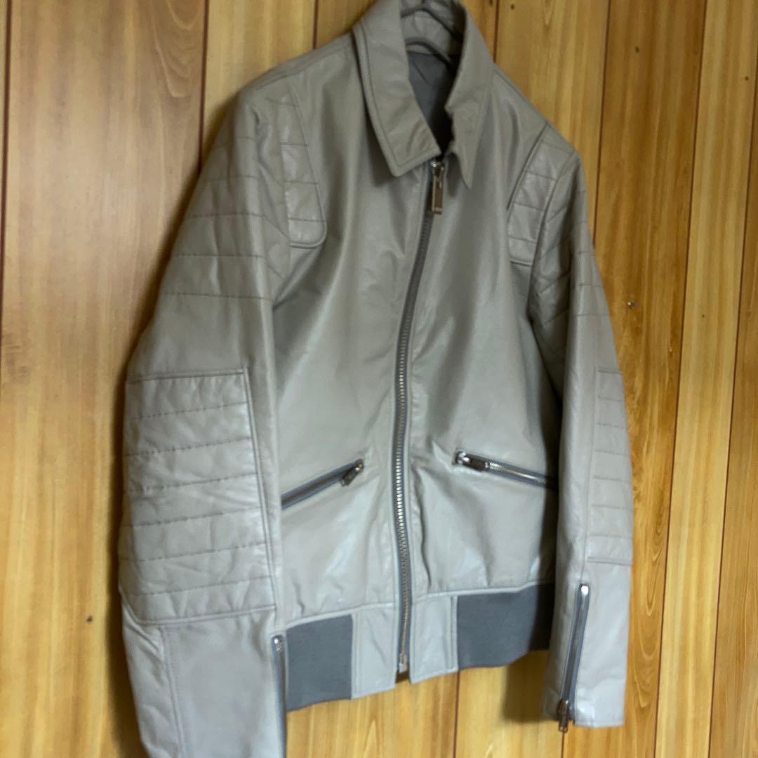 美品　UNDERCOVERISM パデッドレザージャケット　H4202-1
