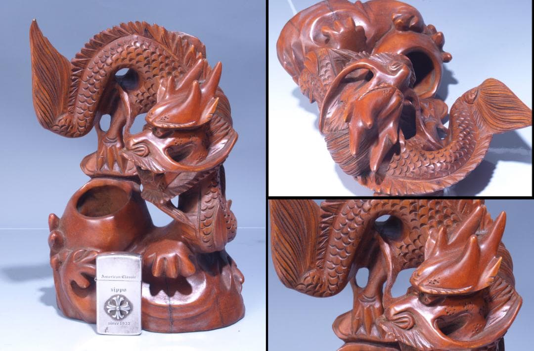 民間仕入れ品　中国清時代 　置物I0538A11-3