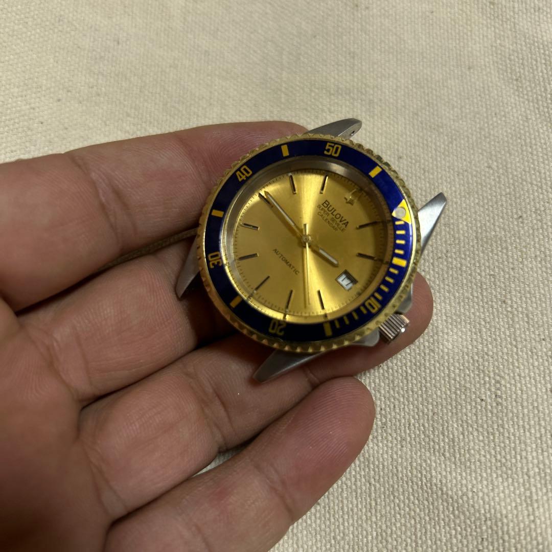 鼎*家様 Bulova 自動巻き腕時計 ゴールド/ブルー