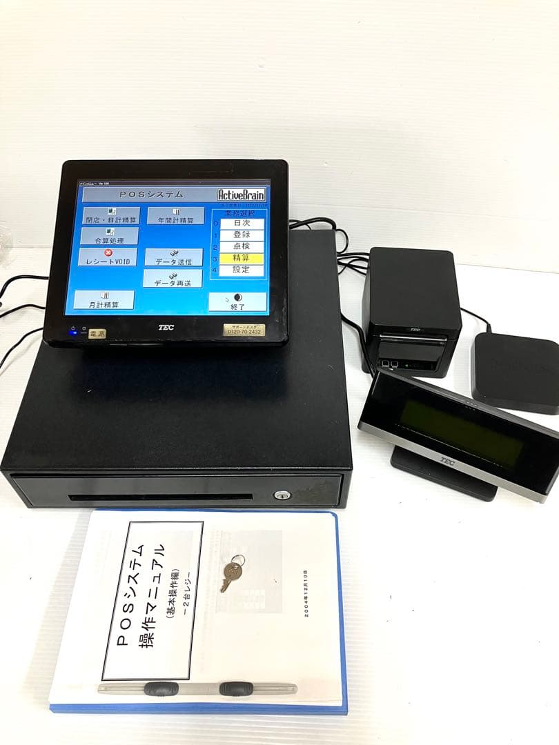 ◆TEC 東芝テック◆POSレジシステム QT-20H セット