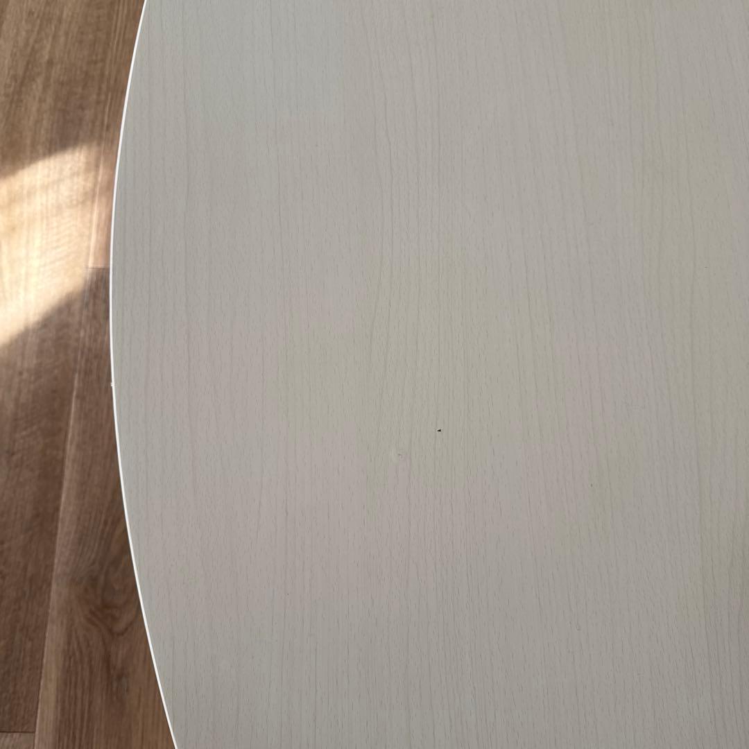 【mappy様】ニトリ こたつテーブル ホワイト 楕円形 木製脚