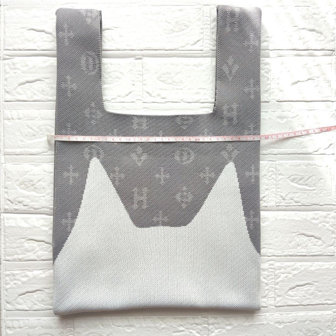 EDYHバッグ Edyh’s ニットバッグ グレー 白 HYDE 黒ミサ 黑ミサ