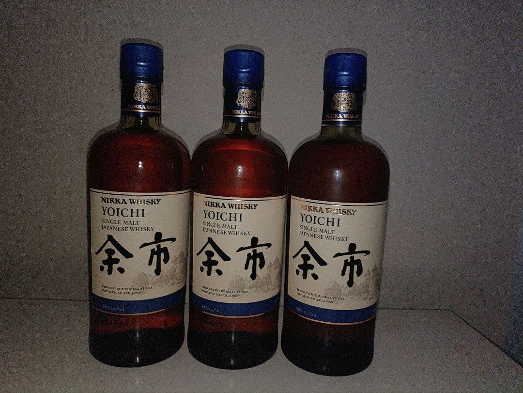 新ラベルニッカウヰスキー余市700ml3本