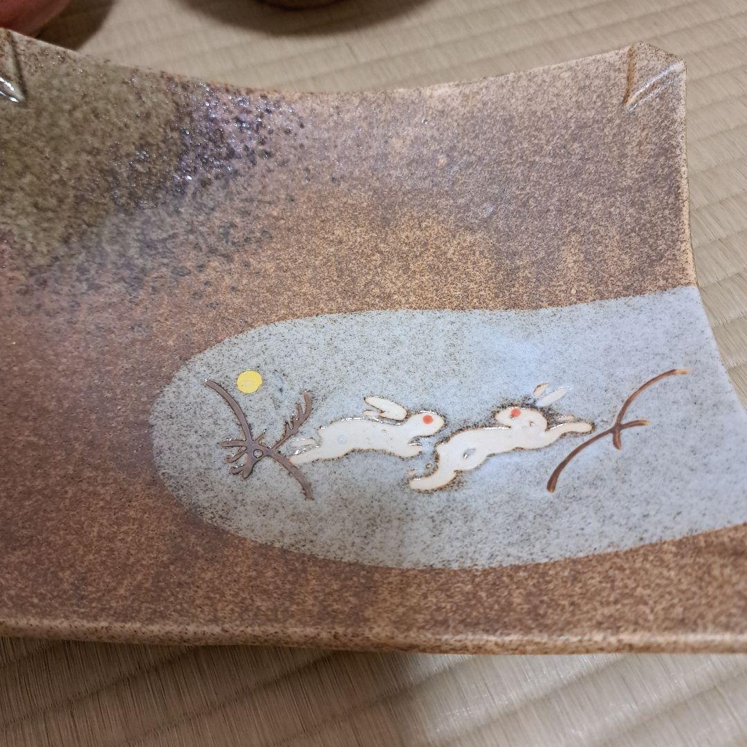 さくまる　一重切花入、唐銅花入、楽茶碗×2 菓子器×2 茶碗×2