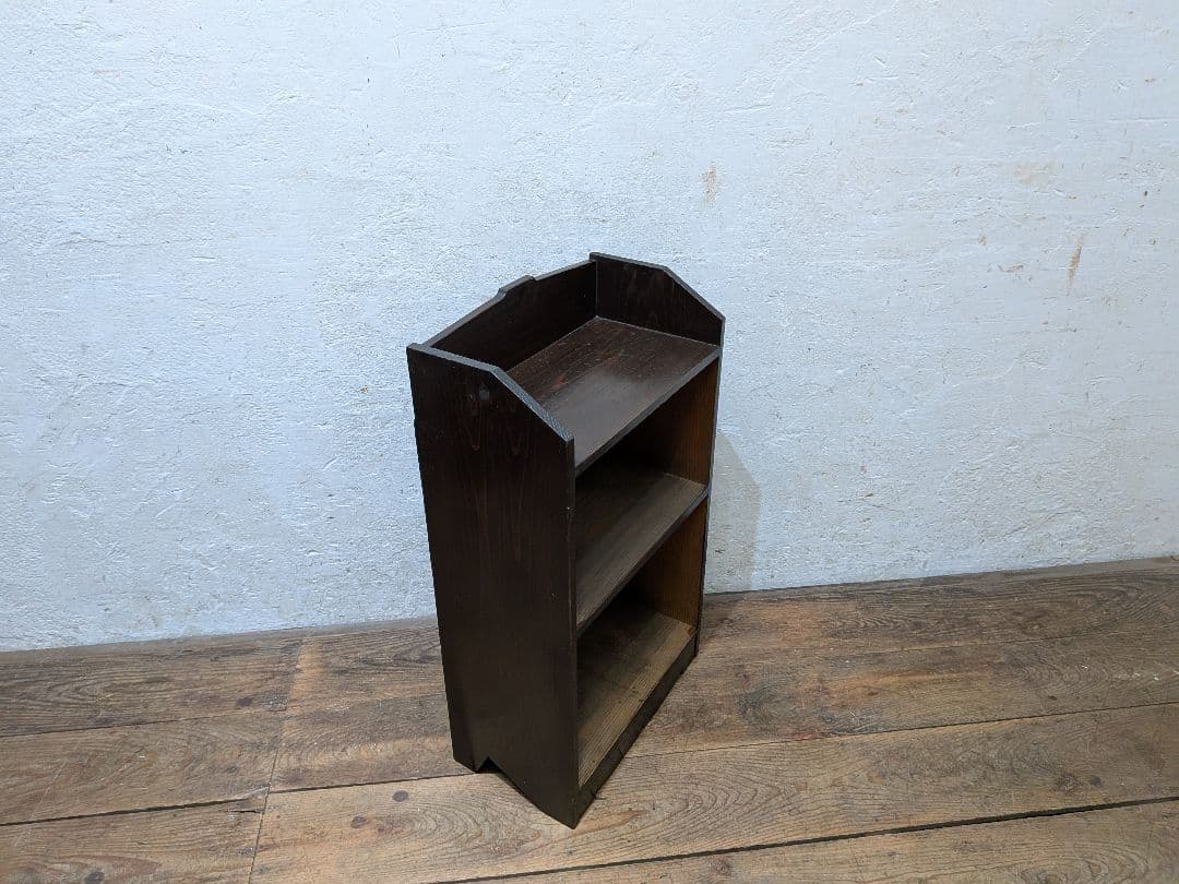 1122 ヴィンテージ　杉のオープンラック　飾り棚　収納棚　本箱　古道具　レトロ