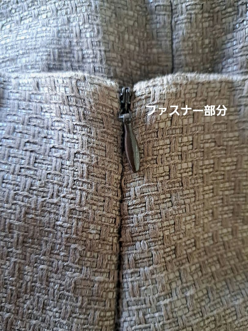 フェラガモスカート サイドファスナー