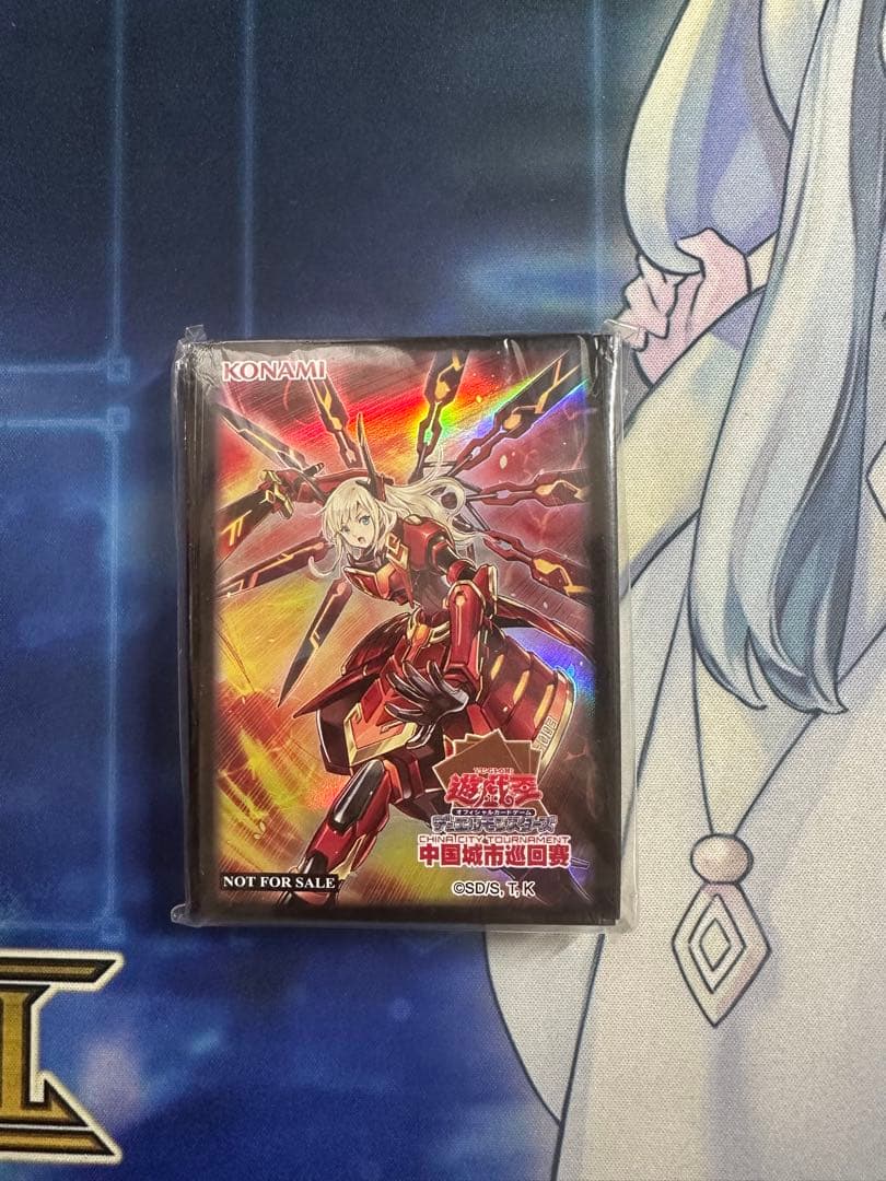 遊戯王　閃刀姫－カガリ　中国大会限定　未開封スリーブ 70枚