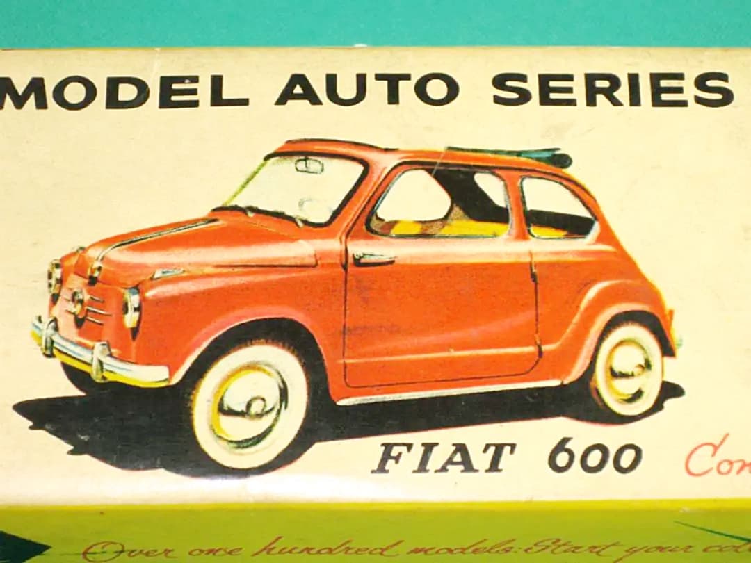 ブリキ フィアット  600  FIAT フイアット コンバーチブル  バンダイ