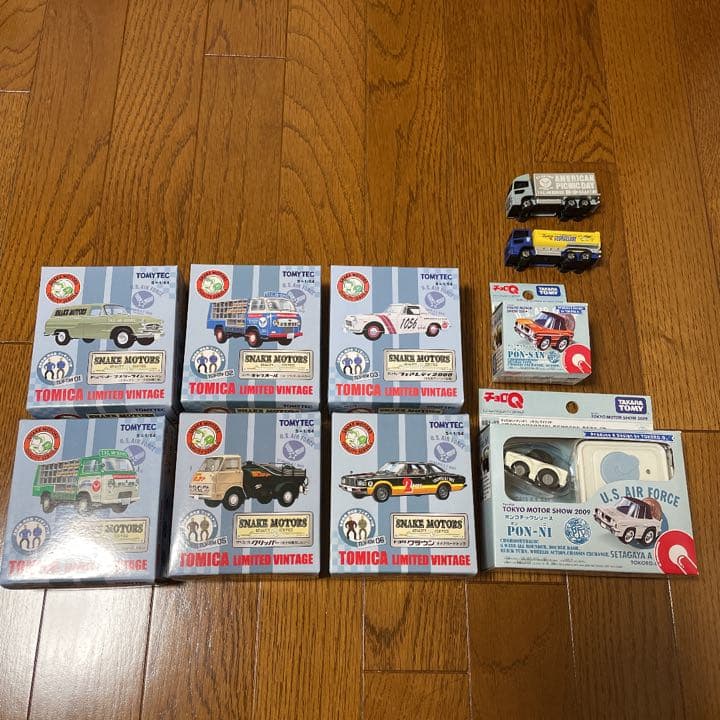 6台セットくくり可！スネークモータース　ミニカーセット