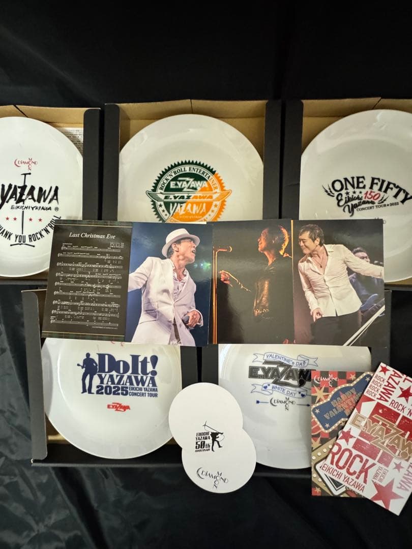 ★YAZAWA プレート5枚&カードセット