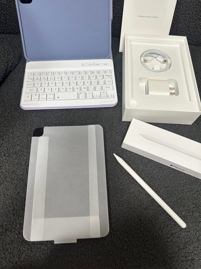 美品 ipad mini第6世代 Wi-Fi パープル 64gb フルセット