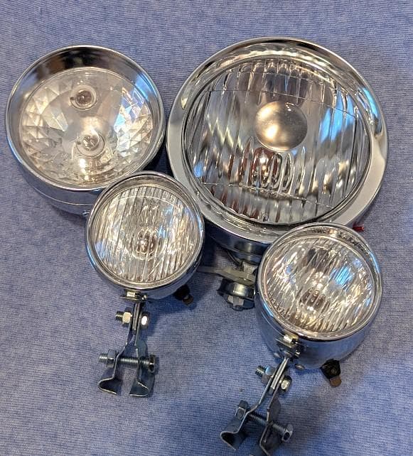 ヴェスパ ベスパ用 フォグランプ 飾りライト モッズ 4点セット