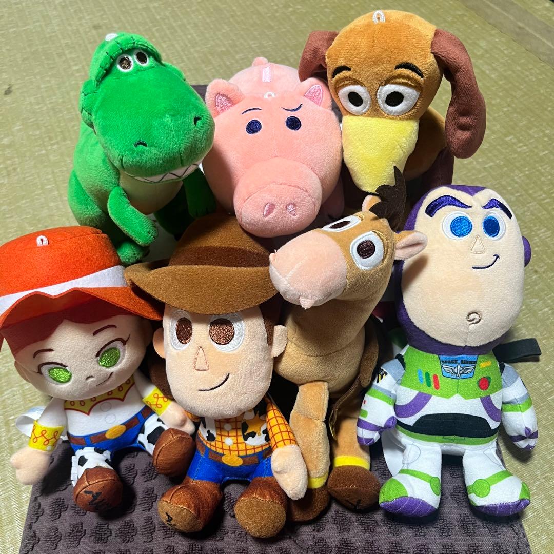 映画『トイ・ストーリー』公開30周年ぬいぐるみ Vol.1~4 7点セット