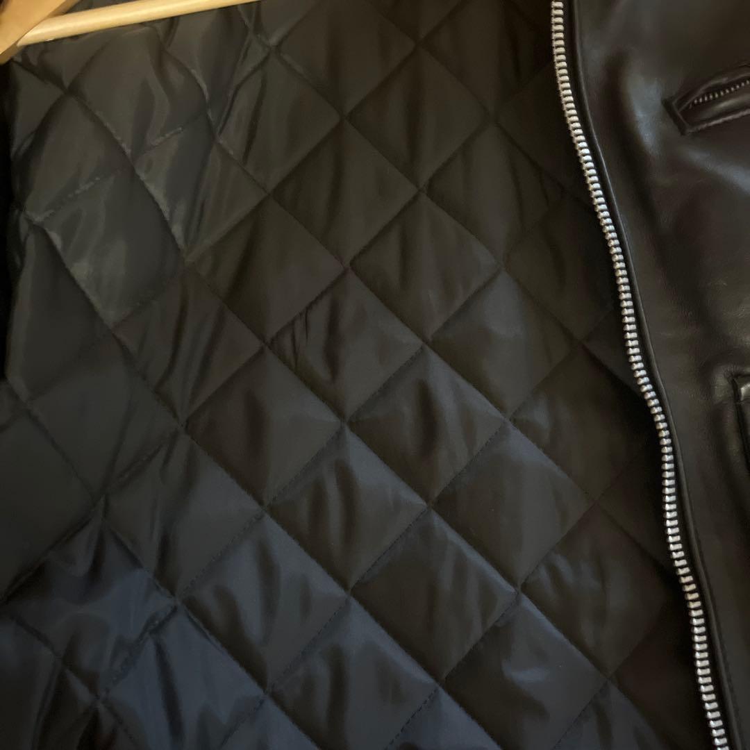 90's Schott トラッカージャケット 黒　USA製　レザージャケット