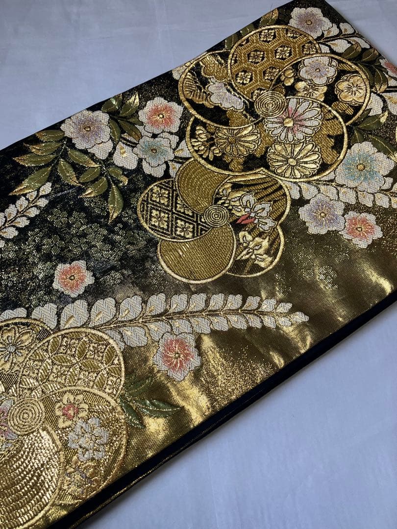 袋帯 桜 梅 藤 菊 杜若 辻が花 松 花紋 成人式