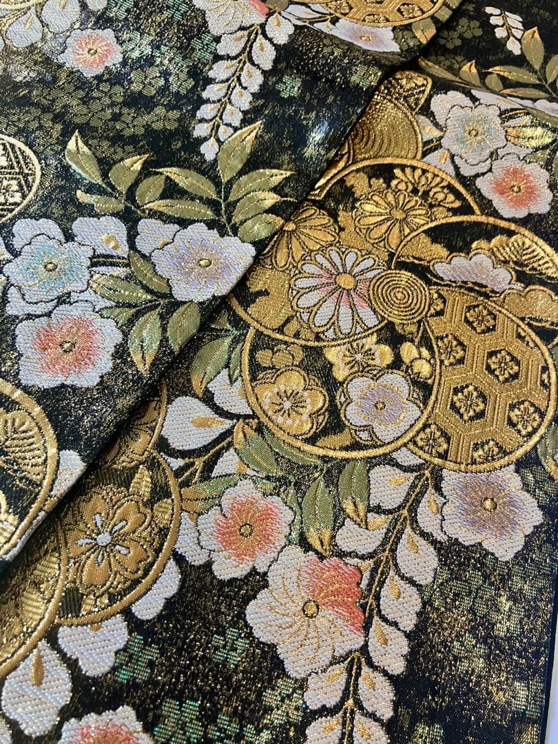 袋帯 桜 梅 藤 菊 杜若 辻が花 松 花紋 成人式