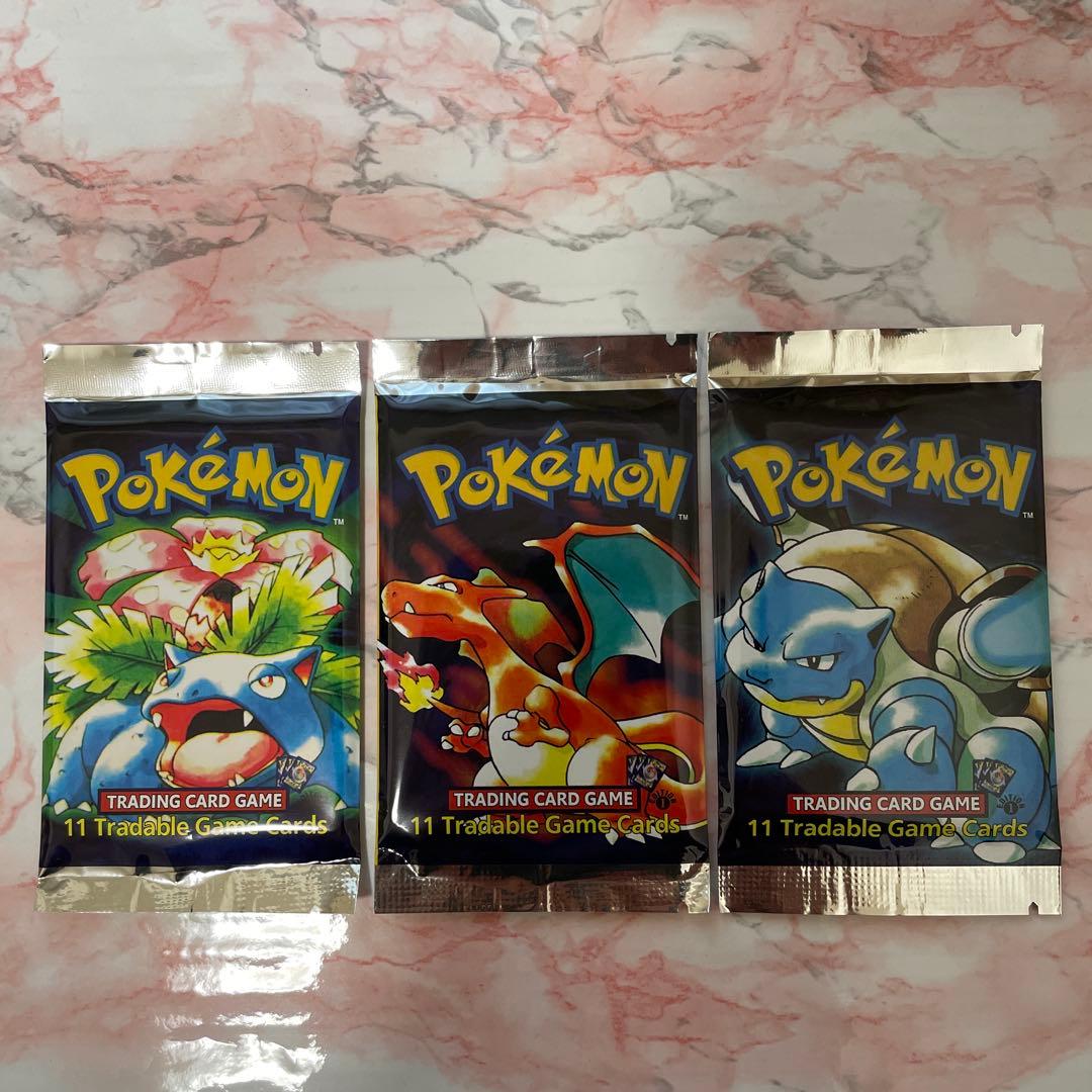 リザードン　カメックス　フシギバナ　ポケモンカード1stエディション　英語　美品