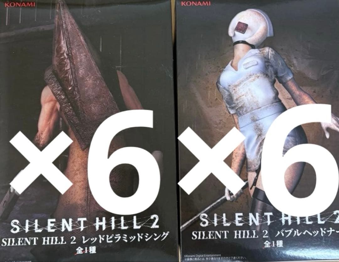 サイレントヒル2 レッドピラミッドシングバブルヘッドナースフィギュア12個セット